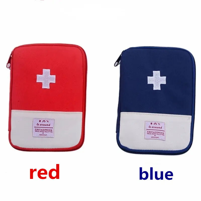 Luxury wholesale custom color Portable First Aid Medical Kit Travel Outdoor camping gear emergency survival kit for traveling