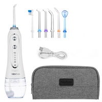 H2ofloss 2500 mAh Irrigateur Oral Brosse à Dents Électrique Brosse à Dents Portable Hydropulseur pour Soins Personnels
