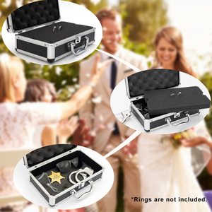 Scatola <span class=keywords><strong>Portafedi</strong></span> di Sicurezza per Matrimonio, Valigetta di Sicurezza, Idee per Proposte di Matrimonio, Set Regalo per Cerimonia - Product Image 3