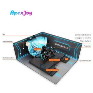 Chaise de cinéma volante 3D <span class=keywords><strong>4K</strong></span> pour enfants, parc d'attractions, haute résolution, utilisation en extérieur, bois/métal, <span class=keywords><strong>PC</strong></span>, 9D <span class=keywords><strong>VR</strong></span>, multijoueur, contenu premium - Product Image 4