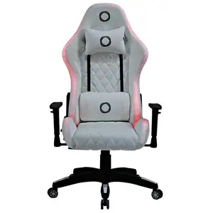 Popular production and marketing styles LED computer game racing gaming chair gaming chair with footrest can lie down