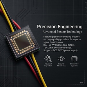 Modulo Telecamera Analogica CVBS 800TVL a Colori o in Bianco e Nero, <span class=keywords><strong>Mini</strong></span> <span class=keywords><strong>Cam</strong></span> CMOS Invisibile, Micro Telecamere per FPV, DC3.3V-5V - Product Image 3