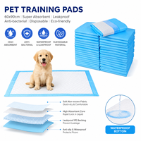 Tapis d'entraînement jetables pour chiots, 6 couches de pulpe de cellulose et SAP, absorbants, anti-fuites, super absorbants, pour chien, 60x90cm