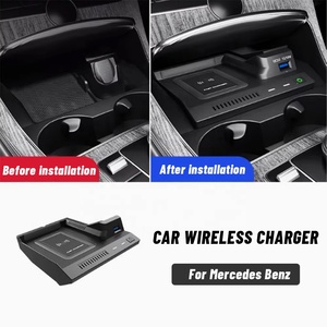 Chargeur sans fil pour <span class=keywords><strong>Mercedes</strong></span> Benz W205 C43 C63 AMG GLC43 GLC63 X253 <span class=keywords><strong>C</strong></span> / <span class=keywords><strong>Classe</strong></span> GLC, <span class=keywords><strong>support</strong></span> téléphone, chargeur USB, accessoires auto - Product Image 3