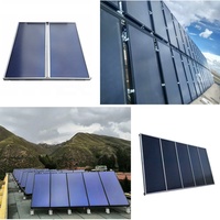 Chauffage de l'eau solaire BTE revêtement sélectif noir bleu panneau solaire thermique solaire à plaque plate pour système de chauffage solaire chaud