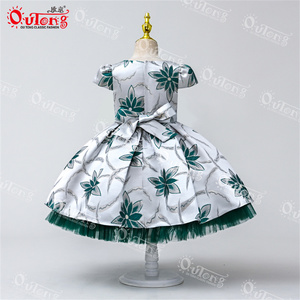 Yoliyolei nobile vestito gonna ragazza Tutu abiti bambino abito bambini <span class=keywords><strong>vestiti</strong></span> fiocco elegante gonna principessa - Product Image 3