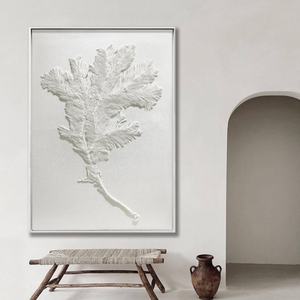 Pintura al Óleo Acrílica Hecha a Mano con Textura 3D, Estilo Minimalista Wabi-Sabi, para Sala de Estar, Venta al Por Mayor Personalizada - Product Image 3