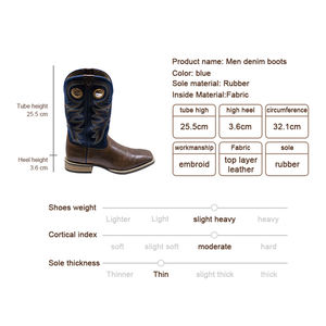 <span class=keywords><strong>Botas</strong></span> Vaqueras Goodyear de Alta Calidad Más Vendidas de Fábrica, Bota de Cuero Vaquera Personalizada, <span class=keywords><strong>Botas</strong></span> Elegantes para <span class=keywords><strong>Hombre</strong></span> con Diseño de México - Product Image 4