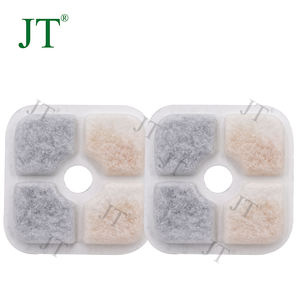 Filtre de remplacement pour <span class=keywords><strong>fontaine</strong></span> à boire pour <span class=keywords><strong>chat</strong></span>, filtre à <span class=keywords><strong>eau</strong></span> triple <span class=keywords><strong>action</strong></span> de remplacement, blanc - Product Image 6