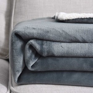 <span class=keywords><strong>Couverture</strong></span> en peluche polaire de flanelle électrique pour l'hiver, lit chaud réversible portable et jet de canapé lavable pour un usage domestique - Product Image 1