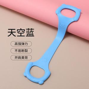 สายรัดออกกำลังกาย Jianrui รุ่น Figure Eight แรงต้าน 20 ปอนด์ สีชมพู สำหรับบริหารหลัง ไหล่ และยืดกล้ามเนื้อ เหมาะสำหรับโยคะและฟิตเนส - Product Image 2