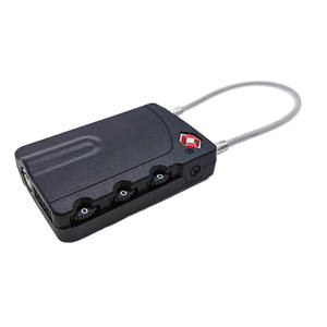 Gym Locker <span class=keywords><strong>Golf</strong></span> Bag Case Combinación TSA Lock Travel Sentry Aceptado <span class=keywords><strong>Candado</strong></span> de cable de 3 dígitos - Product Image 1