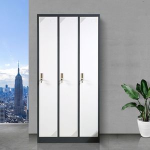Casier en acier le plus populaire pour auberge de jeunesse avec serrure, mobilier de chambre à 6 compartiments pour hôtel partagé, en métal - Product Image 3