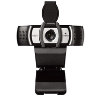 Logitech C930c 1080p Webcam Sudut Lebar 90 Derajat 4X Zoom RightLight Mikrofon Ganda untuk Panggilan Konferensi Kantor Jarak Jauh
