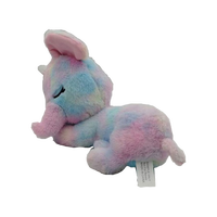 Jouet en peluche doux et mignon personnalisé de 13 pouces, éléphant endormi, vente en gros