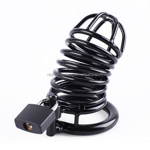 Petit dispositif de chasteté pour hommes, hypoallergénique en acier inoxydable, <span class=keywords><strong>Cage</strong></span> de pénis, verrouillage de anneau, ceinture de chasteté, jeu sexuel pour adultes - Product Image 4