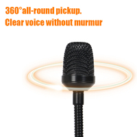 Microphone dynamique à col de cygne mobile pour DJ, prise de mixeur à trois broches, Plug and Play avec microphone dynamique XLR pour spectacle sur scène