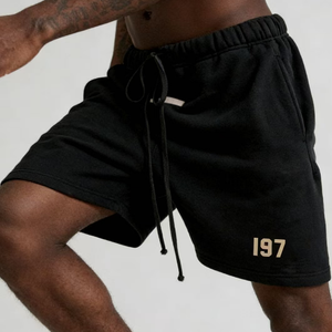 Pantalones Cortos <span class=keywords><strong>Fear</strong></span> para Hombre, Modernos, Holgados, 100% Algodón, Estilo Hip Hop, con Estampado Floral, para Mujer, Cintura Baja, con Cordón Ajustable, Logotipo de Marca, SS22 FW24 God - Product Image 4