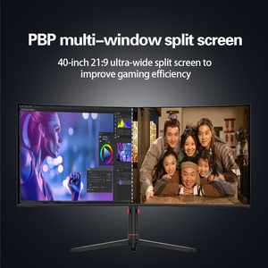 จอคอมพิวเตอร์โค้งขนาด 40 นิ้ว ความละเอียดสูง 5K/75Hz LED สำหรับเกมเมอร์พีซี - Product Image 4