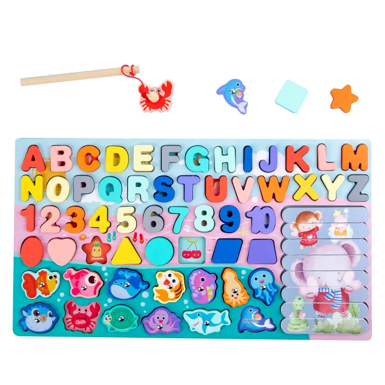 Mumoni alfabe öğretici oyuncaklar hayvan sıralama oyunları ahşap eşleştirme meşgul kurulu çocuklar için