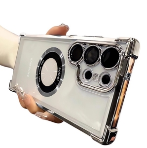 เคสแม่เหล็กไฟฟ้าสุดหรูสำหรับ <span class=keywords><strong>Samsung</strong></span> Galaxy S24ฝาหลังแบบใสกันกระแทก S22 FE <span class=keywords><strong>S23</strong></span>พิเศษ S21 - Product Image 6