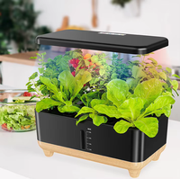 Jardinière Hydroponique Intelligente Moderne pour la Maison, Grande Capacité 5L, avec Bluetooth et Lumière LED pour Herbes et Légumes Frais
