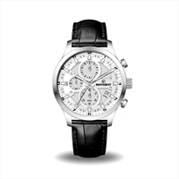 Funda de acero inoxidable 316L personalizada, reloj de cuarzo con recubrimiento de cristal de zafiro, diseño especial, dial, cronógrafo, apto para Japón, VD57, MOVT