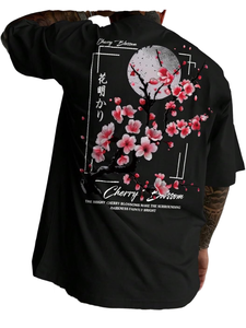 Unisex Sporty Oversized Short Sleeve <b>Yarn</b> Dyed 260g Jersey T-shirt with Digital Print Blank Design <b>100</b>% <b>Polyester</b> Eco-Friendly - Product Image 2