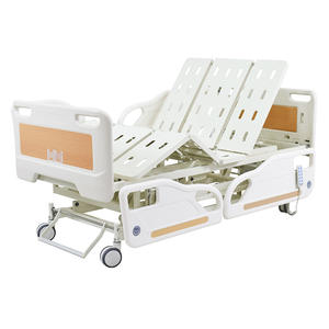 Lit d'Hôpital de Luxe d'Usine Motorisé pour USI à 5 Fonctions avec Rotation, Lit d'Hôpital pour Soins Intensifs - Product Image 1