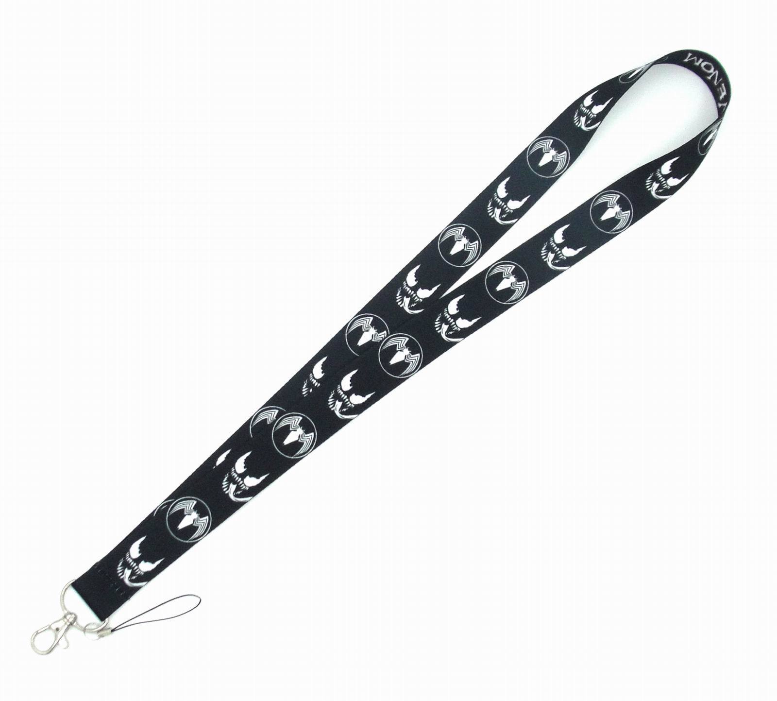 Newest Cool Marvel Iron Bat Spider Man Lanyards Anti-Lost Neck Strap Phone Case Card Holder Lanyard Satin for Children Gifts Image 5
