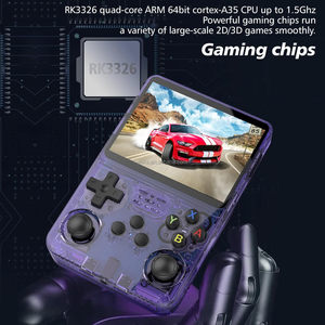 Máy chơi game cầm tay cổ điển 3.5 inch R36S, hệ điều hành Linux mở, dung lượng 64GB, tích hợp 10000 trò chơi, dành cho GB - Product Image 4