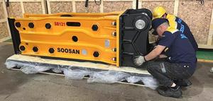 Accesorios para Excavadora SOOSAN SB121, Martillo Hidráulico Tipo Superior, Equipo de Construcción para Excavadoras de 28-35 Toneladas, Demolición - Product Image 3