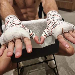 <span class=keywords><strong>Cinta</strong></span> Deportiva <span class=keywords><strong>de</strong></span> Algodón 100% con Logo Personalizado <span class=keywords><strong>de</strong></span> Fábrica, 2.5 cm, Atlética, para Boxeo, Dedos, Óxido <span class=keywords><strong>de</strong></span> Zinc Blanco - Product Image 2