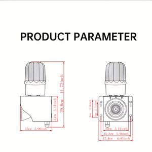 <span class=keywords><strong>Luz</strong></span> de alarma con sensor solar con función de advertencia por voz, adecuada <span class=keywords><strong>para</strong></span> muelles y puertos <span class=keywords><strong>para</strong></span> recordar a las personas que presten atención a <span class=keywords><strong>la</strong></span> seguridad - Product Image 6