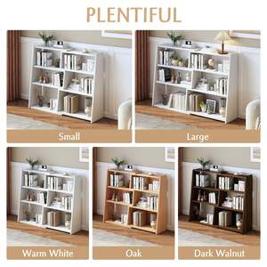 Estantería extensible de madera de bambú JQ, <span class=keywords><strong>escalera</strong></span> de 3 niveles, estantería corta baja para espacios pequeños o esquinas - Product Image 5