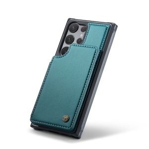 Étui portefeuille de style affaires couverture arrière pour <span class=keywords><strong>Samsung</strong></span> <span class=keywords><strong>Galaxy</strong></span> S20/S21/S21FE/S22/S23/S23FE/S24/S25 Ultra - Product Image 1