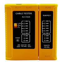 Testeur de réseau multifonctionnel 8P6P, ligne téléphonique, RJ45 RJ11
