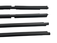 Moulures de fenêtre extérieures automobiles, joints d'étanchéité en caoutchouc pour Toyota Yaris Vitz 2005-2010, garniture de ceinture de porte, 68160-52110, lot de 4 pièces