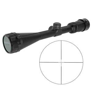 Lunette de visée SPECPRECISION 4-12x40 SFP, tube de 25 mm, réglage zéro, réticule non éclairé, légère, antichoc, avec caches avant et arrière - Product Image 1
