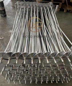 Ancrage <span class=keywords><strong>de</strong></span> vis <span class=keywords><strong>de</strong></span> terre <span class=keywords><strong>en</strong></span> acier au carbone galvanisé à chaud - Product Image 4