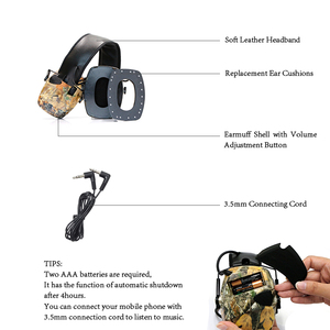 Охота/стрельба Электронные Наушники для шумоподавления - Product Image 4