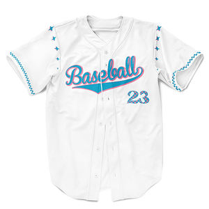 Veste de baseball personnalisée par sublimation thermique, manteau de sport avec patch brodé, uniforme de softball, maillot de baseball unisexe - Product Image 6