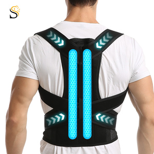SHILION Unisex Breathable Portable Adjustable Back Straightener <strong>Posture</strong> <strong>Corrector</strong> Support Belt - Product Image 4