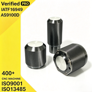 Perillas de cambio moleteadas mecanizadas por CNC personalizadas, manijas y tapas de aluminio torneadas con precisión, perillas moleteadas fresadas por CNC - Product Image 1