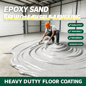 Pintura Líquida Ecológica de Epoxi con Arena de Color para Revestimiento de Pisos de Garajes y Fábricas - Product Image 1