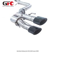 Échappement arrière à soupapes GFC pour Lexus IS500 5.0L V8, silencieux simple, double soupape, embouts quadruples