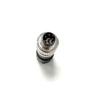 Connecteur circulaire femelle M8 Assemblage de câble filaire de terrain à 6 broches pour une utilisation automobile pour les utilisateurs masculins Application actuelle