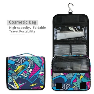 Bolsa de Aseo Portátil para Baño, Neceser Colgante de Viaje, Bolsa de Almacenamiento de Cosméticos, con Logotipo Personalizado - Product Image 4
