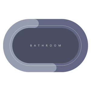 <span class=keywords><strong>Tappeto</strong></span> da <span class=keywords><strong>Bagno</strong></span> in Velluto Cristallo Antiscivolo, Assorbente, per Doccia, Ovale o Quadrato, Tappetino in Gomma per Porta, Asciugatura Rapida, <span class=keywords><strong>Lavabile</strong></span> - Product Image 6