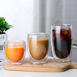 Taza de Café de Vidrio de Borosilicato de Diseño Clásico, 350 ml, Doble Pared Aislada, con Tapa y Asa, Libre de BPA, Apta para Microondas y Lavavajillas - Product Image 3